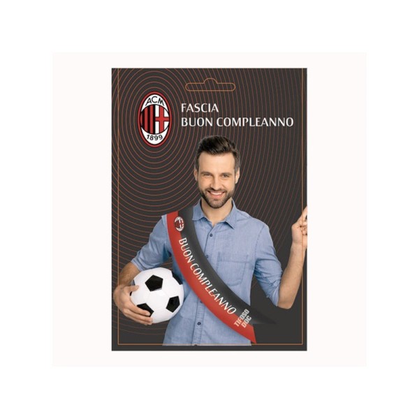 Fascia Premio "Buon Compleanno Milan" 1pz