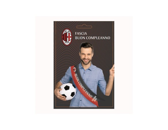 Fascia Premio "Buon Compleanno Milan" 1pz