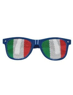 Occhiali Italia 15 x 5 cm 1 pz europei mondiali calcio tifo