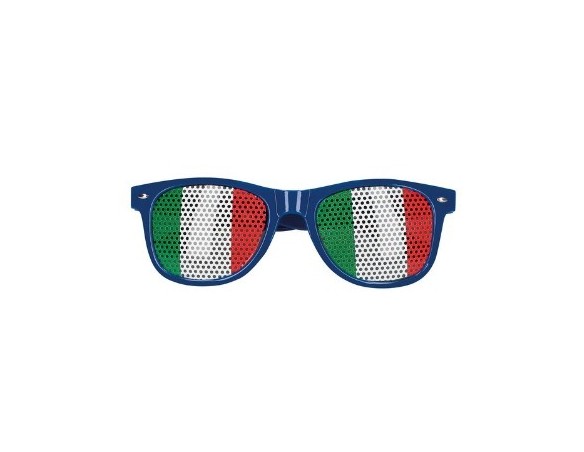 Occhiali Italia 15 x 5 cm 1 pz europei mondiali calcio tifo