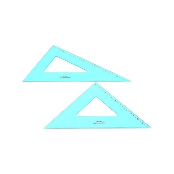ARDA - Coppia Squadra 35cm. 45° E 60°...