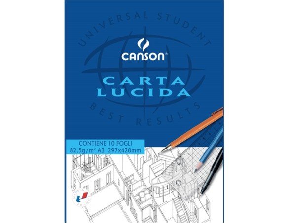 BLOCCO CARTA LUCIDA A3 CANSON 30X42 10fg