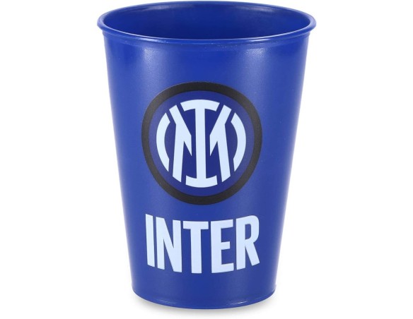 BICCHIERE Inter - Bicchiere 260ml in plastica per Bambini, per la Scuola o il Tempo Libero