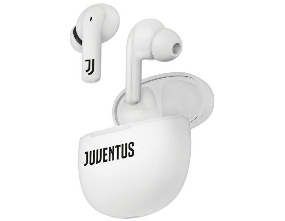 CUFFIE BLUETOOTH SENZA FILO IN EAR, AURICOLARI CON BOX RICARICA JUVENTUS TECHMADE
