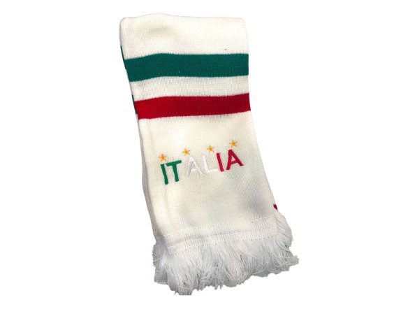 SCIARPA TUBOLARE NON UFFICIALE ITALIA BIANCO BIANCO