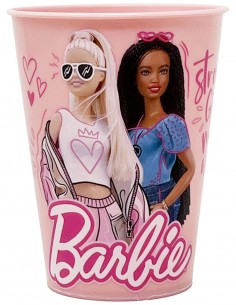 Barbie - Bicchiere 200ml in plastica per bambini barbie
