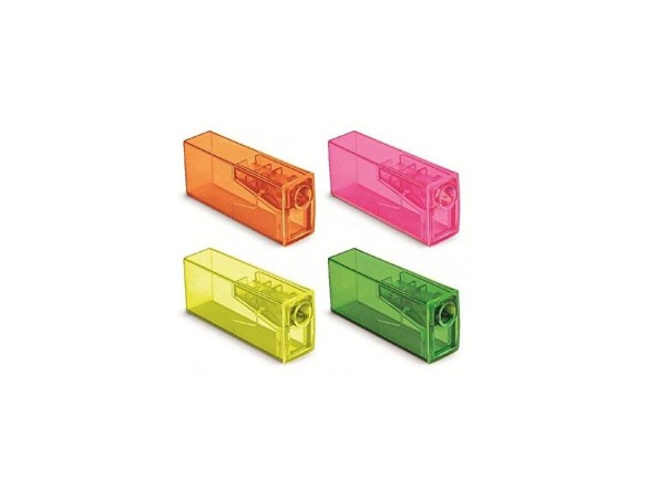 TEMPERINO TEMPERAMATITE neon 1 foro CONTENITORE
