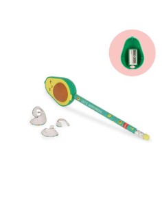 Legami ! Temperamatite con gomma - Let's Avocuddle avocado