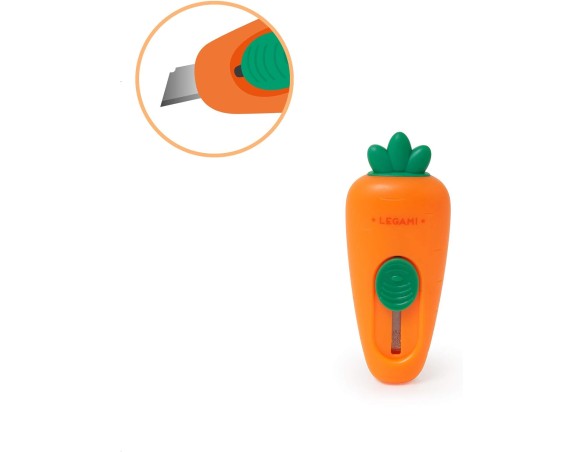 Legami - Carrate Cutter, Mini taglierino a scomparsa, 3,3x8,2 cm, Adatto per Tagliare con Precisione Qualsiasi Superficie Carta