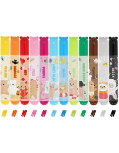 Legami - Set di 12 pennarelli - Teddy Friends