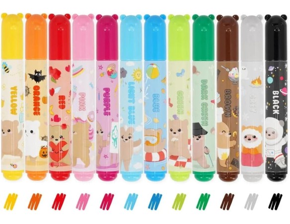 Legami - Set di 12 pennarelli - Teddy Friends