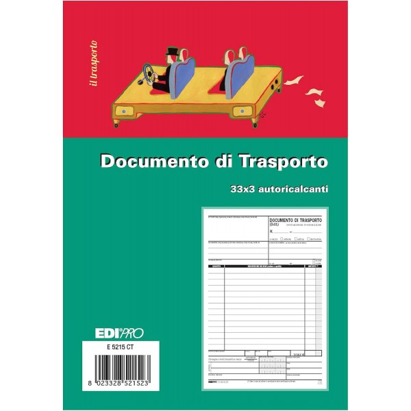 EDIPRO - E5215CT - Blocco ddt documento di...