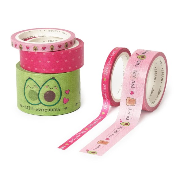 Legami - Set di 5 Nastri Adesivi di Carta, Tape...