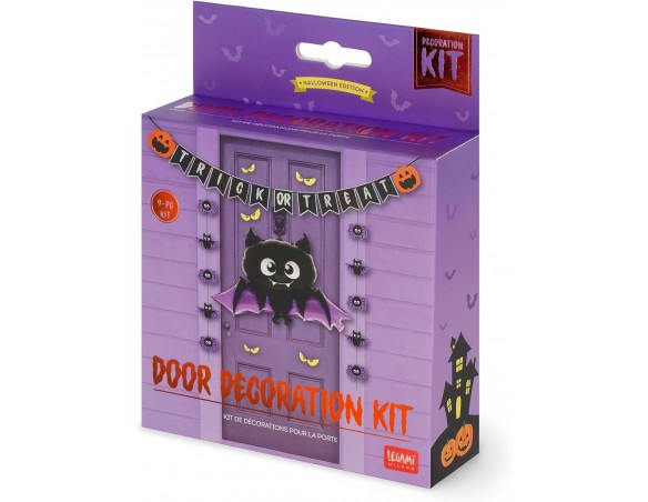 Legami- Set Decorazione Porta, HAL0001 Set di decorazioni per porte di Halloween - Dolcetto o scherzetto