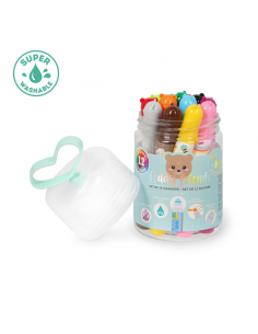 Legami - Set di 12 pennarelli - Teddy Friends 2