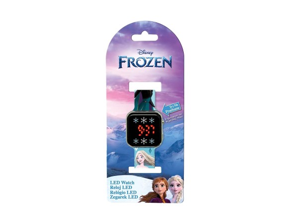 Frozen | Orologio da polso digitale Led per bambini, Funzione data Disney Frozen