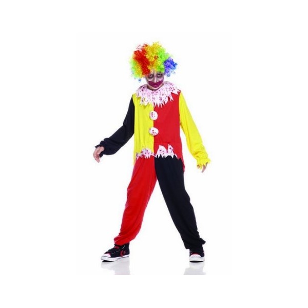 Costume Clown Horror Halloween Pagliaccio...