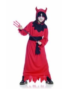 Costume Demonio Horror Halloween Diavolo Cattivo bambino...
