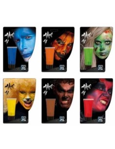 TUBETTO TRUCCO MAKE UP COLORI ASSORTITI VERDE MARRONE...