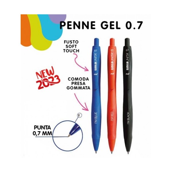 PENNA SFERA GEL IM TINTA UNITA MM. 0,7 (COLORE...