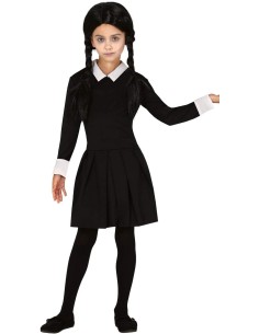 Costume Vestito carnevale mercoledì addams wednesday...