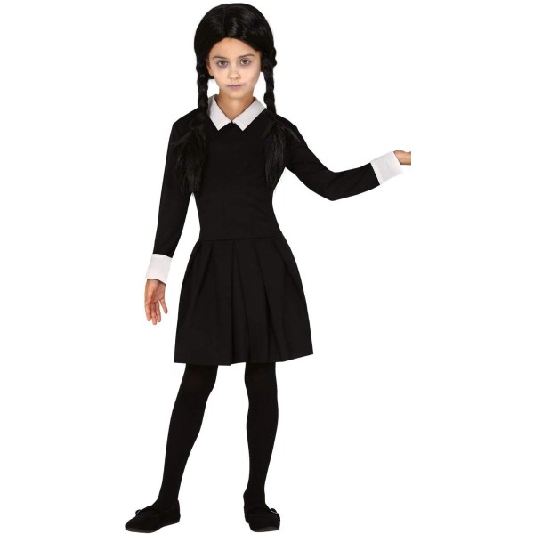 Costume Vestito carnevale mercoledì addams...