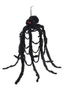 Ragno in tessuto appendibile 100cm Halloween