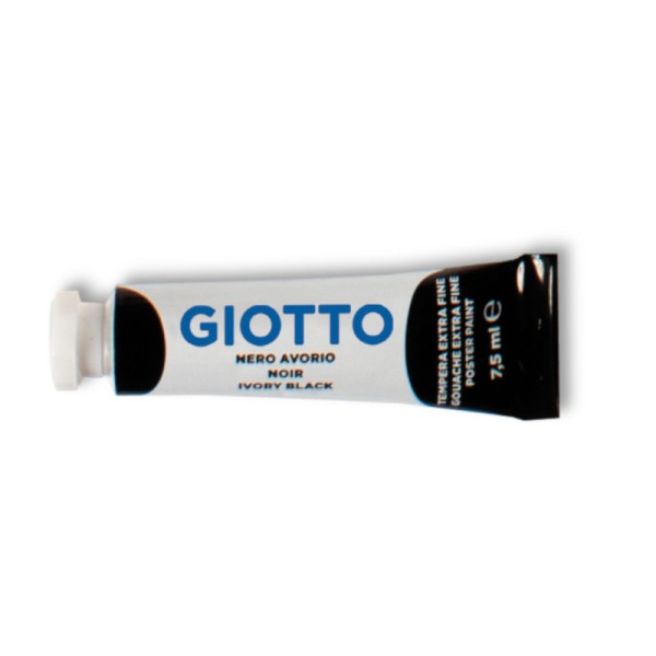 Tempera giotto 7,5 ml n.24 NERO AVORIO c.u.