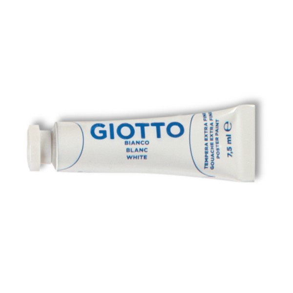 Tempera giotto 7,5 ml n.01 BIANCO c.u.
