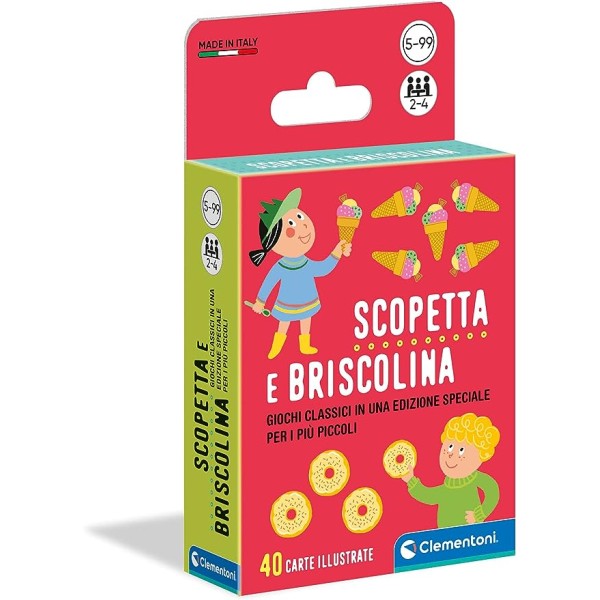 Clementoni - 16633 - Scopetta e briscolina -...