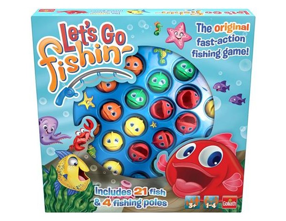 GIOCO PESCA PESCE IL PESCIOLINO B/O Let's Go Fishing. Gioco da tavolo