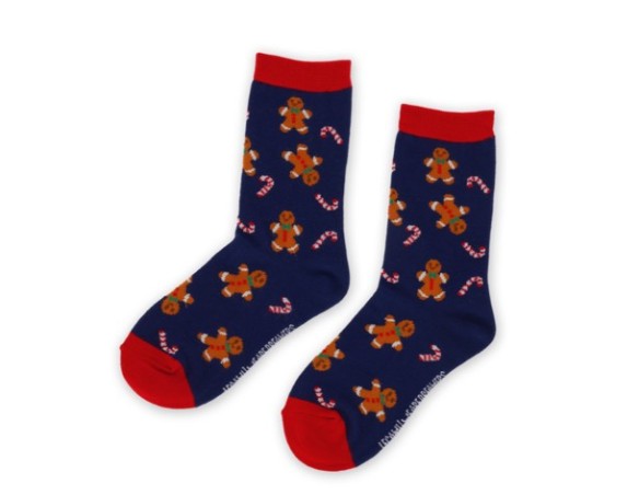 Legami ! calze calzini natale socks - it's a match kids gingerbread pan di zenzero 28/35