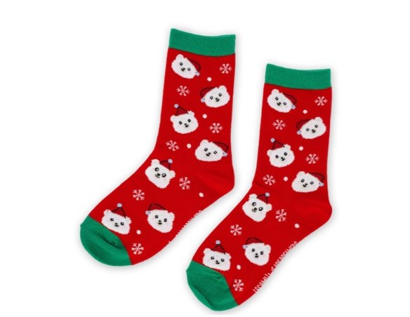 Legami ! calze calzini natale socks - it's a match medium polar bear orso polare