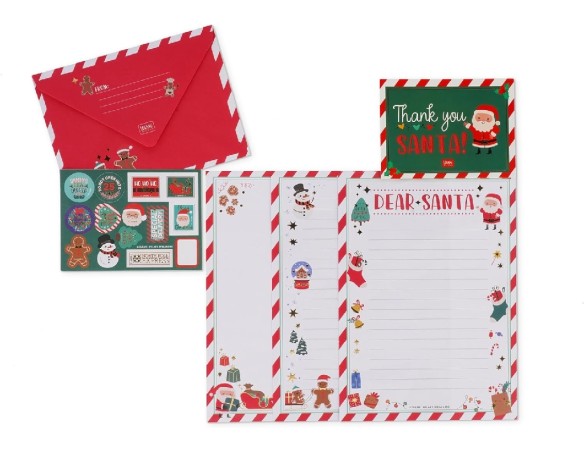 Legami ! SANTA CLAUS LETTER KIT LETTERA BABBO NATALE