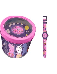 Scatola Orologio Da Polso Analogico Bimba Peppa Pig Pp17021
