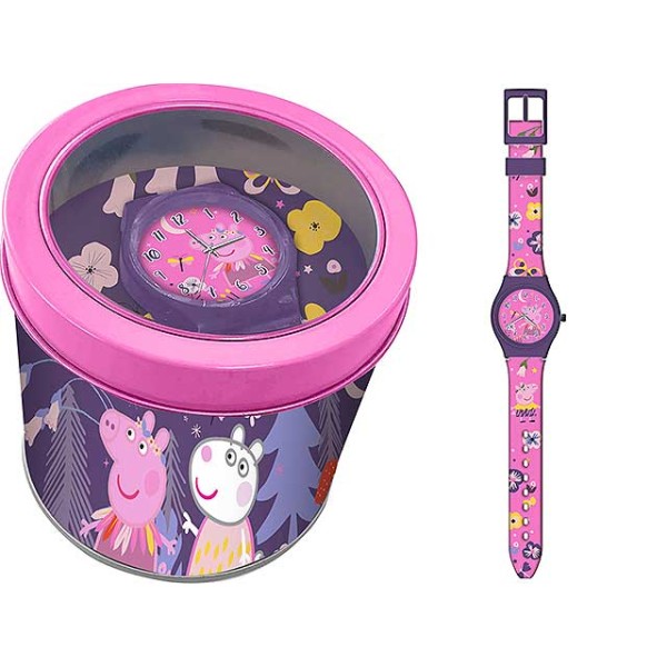 Scatola Orologio Da Polso Analogico Bimba Peppa...