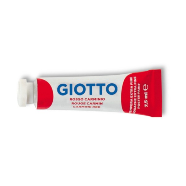TEMPERA PRONTA ROSSO CARMINIO DA 7,5 ML - 09