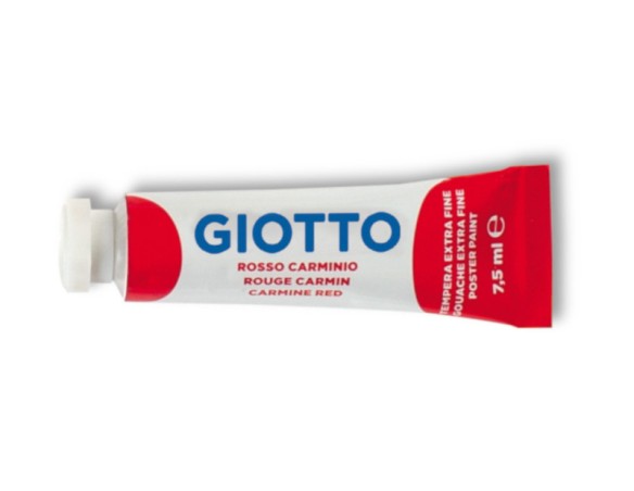 TEMPERA PRONTA ROSSO CARMINIO DA 7,5 ML - 09