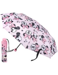 OMBRELLO BIMBO PIEGHEVOLE PIERGABILE MINNIE MOUSE ROSA...