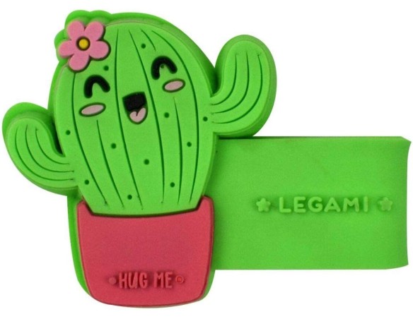 Legami - Clip Magnetica, 4,8x3,3 cm, Cactus, Set di Clip chiudi Pacco, Ideale per Tenere i Cavi Ordinati, Fissare la Penna al T