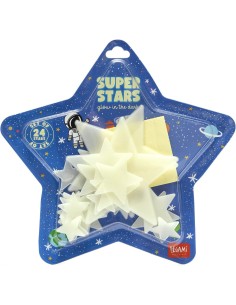 Legami - Super Stars, Stelle Fosforescenti Adesive, L Max...
