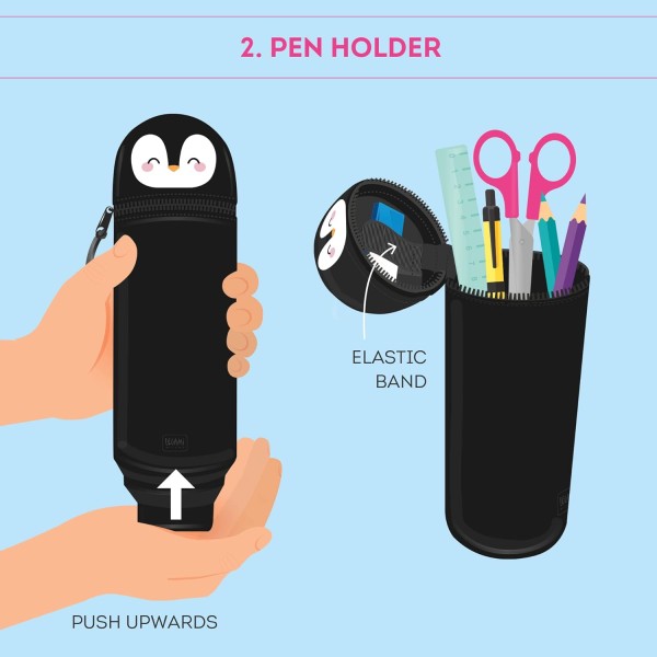 Legami , Astuccio 2 In 1 Pinguino Morbido...
