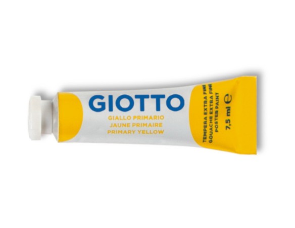 TEMPERA PRONTA GIALLO PRIMARIO DA 7,5 ML - 02