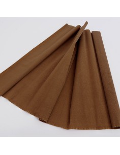 CARTA CRESPA MARRONE testa di moro 40G 0,5X2,5M