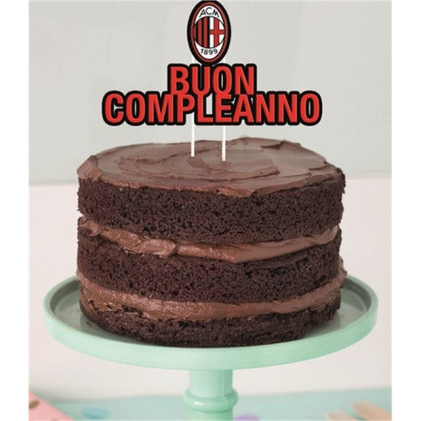 Decorazione per torta Buon Compleanno Ufficiale...