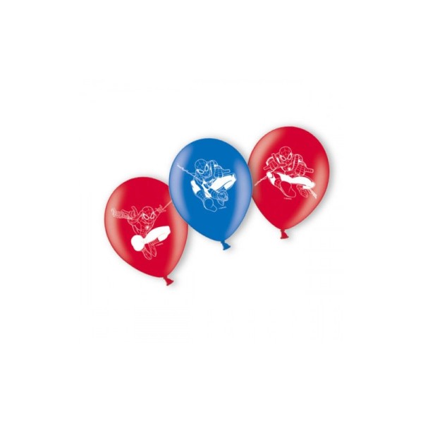 Palloncino Palloncini In Lattice Spider-Man Ultimate 6pz 22,8 Cm bambino bimbo compleanno