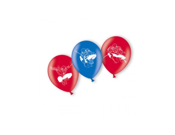 Palloncino Palloncini In Lattice Spider-Man Ultimate 6pz 22,8 Cm bambino bimbo compleanno
