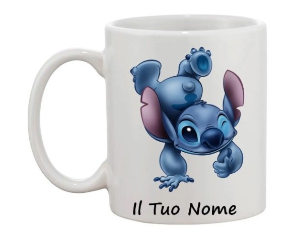 TAZZA STITCH CON NOME PERSONALIZZATO