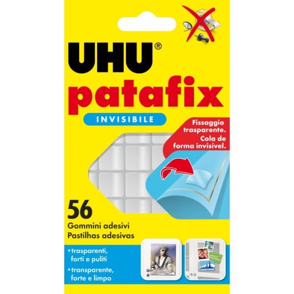 QUADRATINI BIADESIVI INVISIBILI PATAFIX UHU