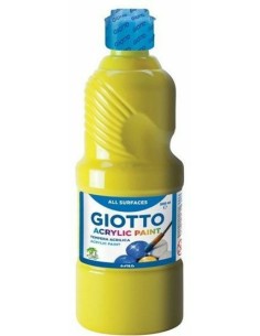 TEMPERA ACRILICA GIALLO GIALLA 500 ML